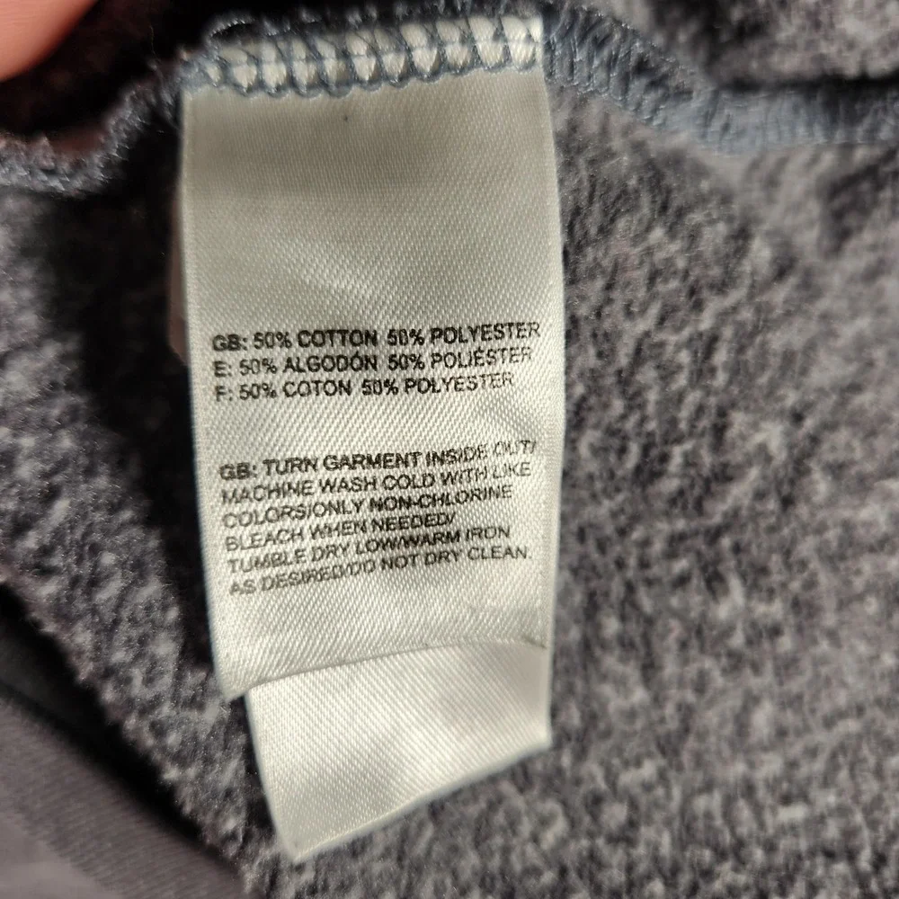 The North Face Hoodie XLG Hthr Grey Backyard Project USA Map Sweatshirt‎ Unisex